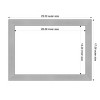 Amanti Art Vista Brushed Nickel Narrow Framed Magnetic Dry Erase Board - 4 of 4