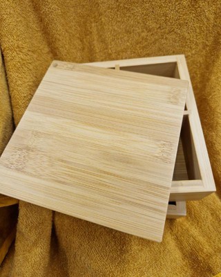 10 X 6 X 5 Hinged Bamboo Countertop Organizer - Brightroom™ : Target