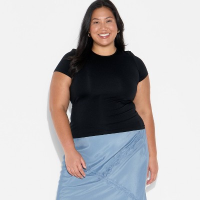 Women's Short Sleeve Jersey Seamless T-Shirt - Wild Fable™