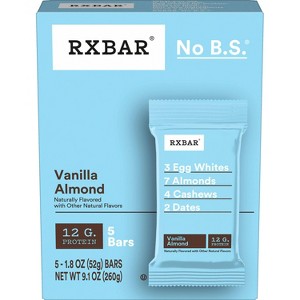 RXBAR Vanilla Almond Protein Bars - 5ct/9.1oz - 1 of 4