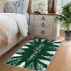 Washable Christmas Tree Rug Non Slip Low Pile Rug Soft Xmas Decorative Floor Cover Foldable Indoor Carpet for Living Room Bedroom,Green/2'x3' - 3 of 4