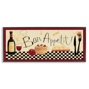 Stupell Industries Bon Appetit Traditional Kitchen, 30" x 13" - 1 of 4