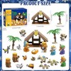 Aoibox Nativity Advent Calendar 24 Piece Building Block Set Christmas Countdown Nativity Scene Figures Educational Holiday Toy for Kids - 2 of 4