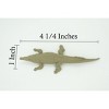 Collectible Wildlife Gifts | American Crocodile, Crocodylus acutus, Saltwater Crocodile, Rubber Reptile, Realistic Figure, Gift,  4 1/4"  SF41 B15 - 2 of 4