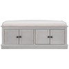 NicBex Shoe Rack Bench Shoe Storage Organizer 4 Doors and Adjustable Shelves Removable Cushion for Entryway Bedroom - 4 of 4
