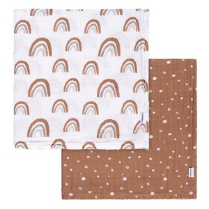 Gerber Baby Muslin Blankets, 2-Pack - 1 of 4
