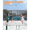 Swimming Pool Fence , Pool Fence for Inground and Above Ground Pool, Mesh Pool Safety Fence with Stainless Steil Feet, Black Pool Fencing - 2 of 4