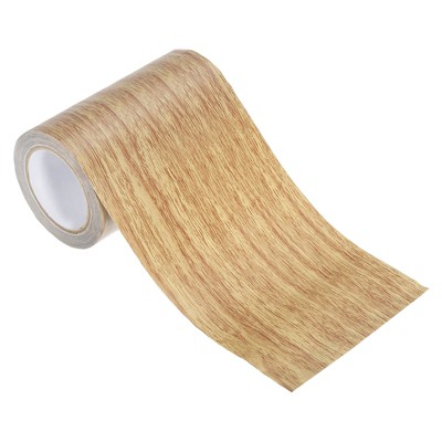 Unique Bargains Self-Adhesive Realistic Patch Wood Grain Repair Tape
