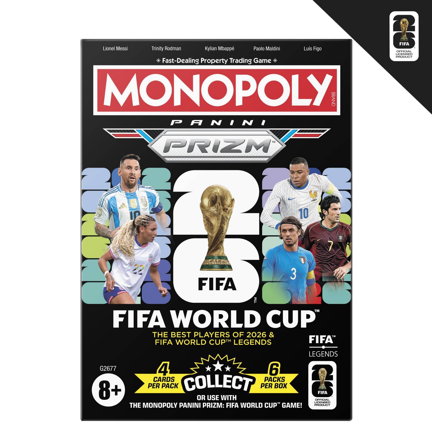 Детская игрушка Monopoly Panini Prizm: FIFA World Cup Trading Cards Booster Box — фото 1
