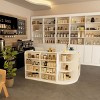 FUFU&GAGA White Display & Storage Combination Cabinet - Ideal for Cafe Counter, Shop Shelving, Home Bookshelf & Storage Unit - 4 of 4