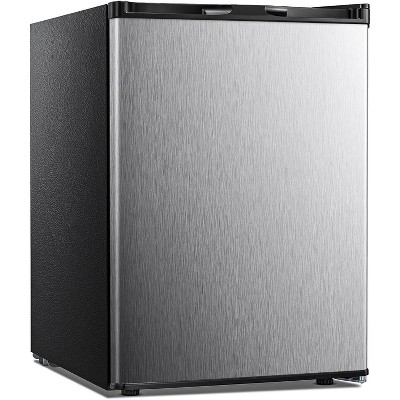 ZAFRO 2.1 Cu.ft Upright Freezer, Small Mini Freezer with Adjustable Thermostat,Removable Shelves, Reversible Single Door,Bedroom/Home/Dorms