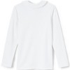 Lands' End Kids Long Sleeve Ruffled Peter Pan Collar Knit Shirt - 4 of 4