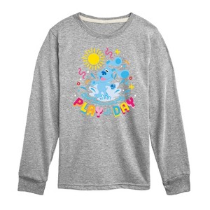 Boys' - Blue's Clues & You! - Play Day Long Sleeve Graphic T-Shirt - 1 of 3