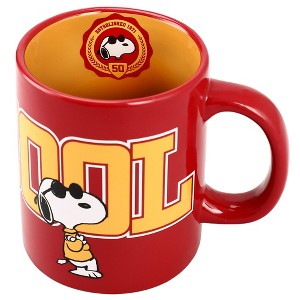 Peanuts Joe Cool Red 16 oz Ceramic Mug - 1 of 3