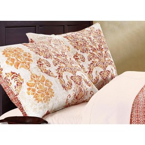 Greenland Home Fashions Tuscany Multi Standard Sham, 20x26 Inches - 1 of 3