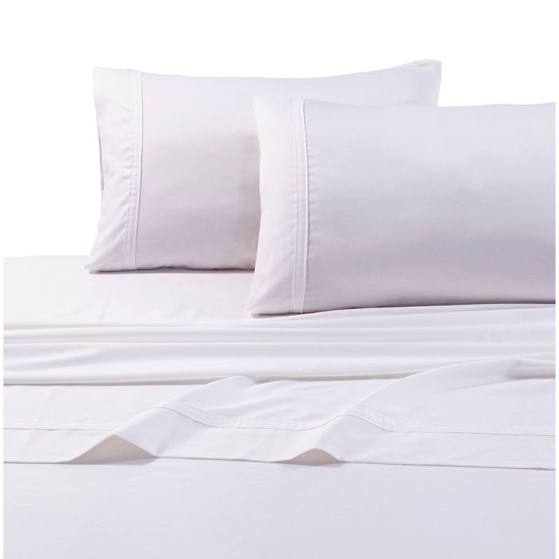 500 Thread Count Oversized Flat Sheet - Tribeca Living, 1 of 4