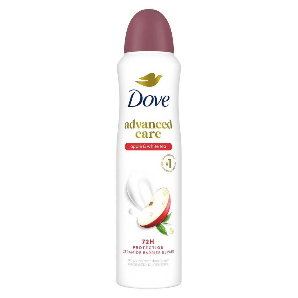 Dove Beauty Advanced Care Apple & White Tea 72-Hour Women's Antiperspirant & Deodorant Dry Spray - 3.8oz