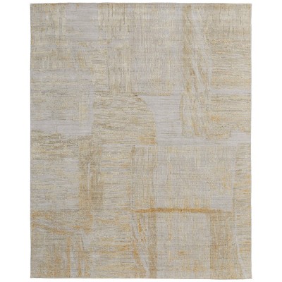Eastfield Modern Abstract Yellow/Ivory/Gold Area Rug