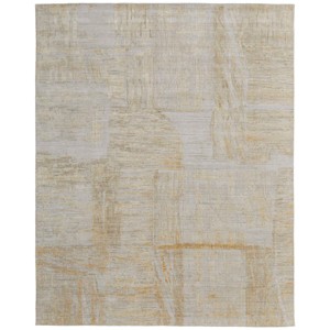 Eastfield Modern Abstract Yellow/Ivory/Gold Area Rug - 1 of 4