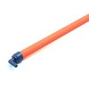 Unique Bargains Fish Tank Filter Hydroponic Air Stone Bubble Wall Tube Pump Decor Orange 18.5" Length - 3 of 3