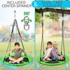 SereneLife Kids Fun Tent Rope Swing Kit - Indoor/Outdoor, Water-Resistant, 40" Saucer Seat, SLSWNG352 - 3 of 4