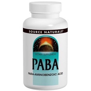 PABA 100mg by Source Naturals, Inc.  -  100 Tablet - 1 of 1