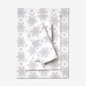 BrylaneHome Cotton Flannel Print Sheet Set - 1 of 4