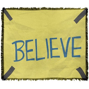 Ted Lasso Believe Poster Blanket 50"x60" Woven Tapestry - 1 of 4