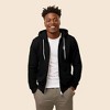 Dalix Astronaut Embroidered Hoodie Fleece Sweatshirt Zip Front Mens - 3 of 4