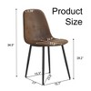 NicBex Dining Chairs Set of 4,Modern Dining Room Chairs with Metal Legs and Soft Cushions for Living Room,Kitchen and Bedroom - 3 of 4