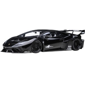 Lamborghini Huracan GT "LB-Silhouette Works" Black 1/18 Model Car by Autoart - 1 of 4