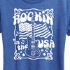 Women's - Instant Message - Rockin In The USA Short Sleeve Graphic T-Shirt - 2 of 4