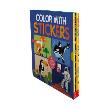 Color with Stickers Boxed Set - by  Jonny Marx (Mixed Media Product)