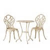 Anybear 3PC Sand Color Bistro Set - 2 of 4