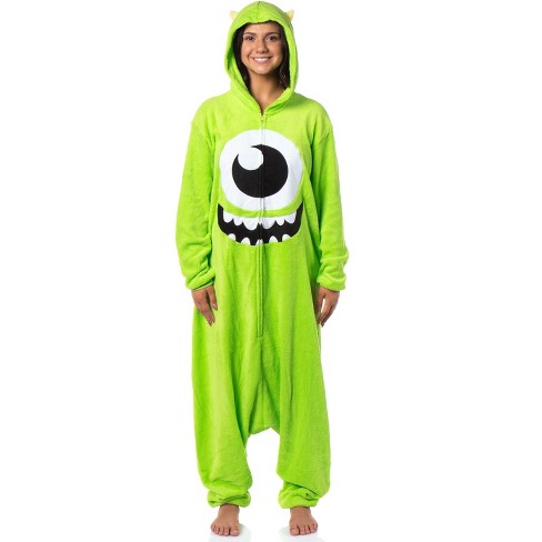 Seven Times Six Disney Monsters Inc Mike Wazowski Kigarumi Adult Costume Pajama Union Suit - image 1 of 4