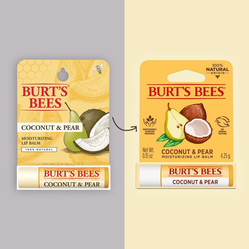 Burt&#39;s Bees Coconut and Pear Lip Balm Blister Box - 0.15oz, 3 of 16