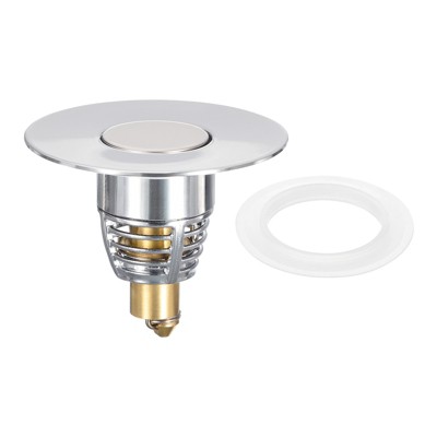 Unique Bargains Stainless Steel Anti-Backflow with Protective Cover Drain Strainer