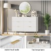 Dresser for Bedroom, 6 Drawer Dresser, Modern Chest of Drawers, Wood Drawer Organizer for Bedroom, Living Room, Hallway, Entryway - 3 of 4