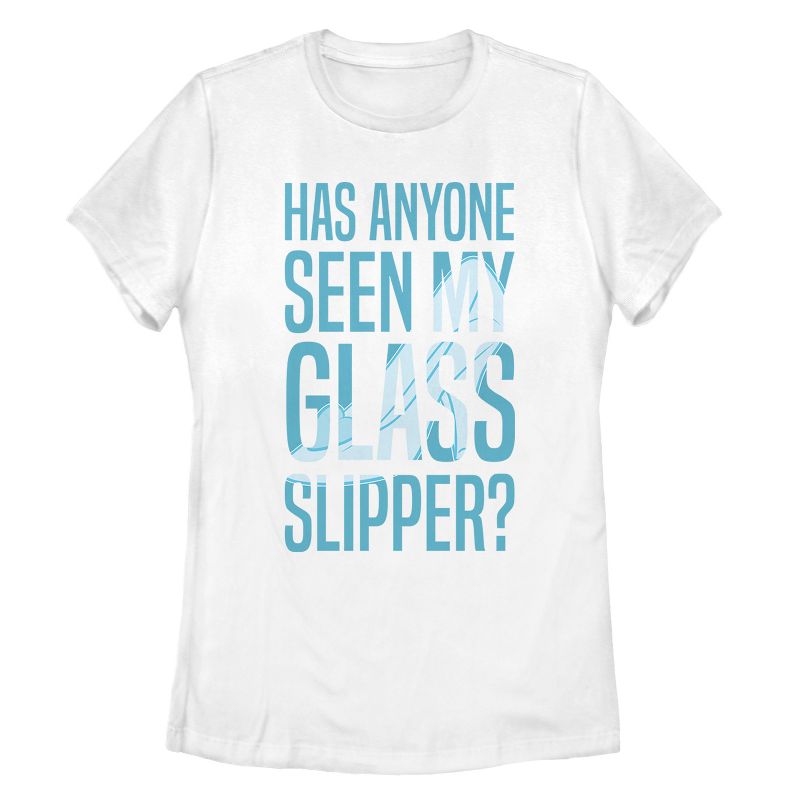 Women's Cinderella Glass Slipper T-Shirt, 1 of 5