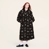 Women's Bandana Print Long Sleeve Utility Midi Shirt Dress - Woolrich x Target Black - 2 of 4