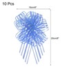 Unique Bargains Christmas Wedding Car Basket Gift Wrapping Big Organza Pull Bow 10 Pcs - 2 of 4