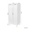 NicBex Armoire Wardrobe Closet Storage Cabinet with Double Doors & Shelves for Bedroom - 3 of 4