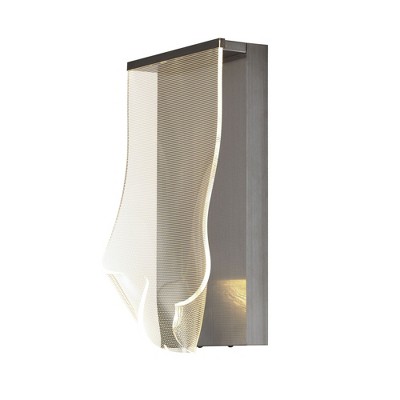 ET2 Lighting Rinkle 1 - Light Wall Light in  Brushed Gunmetal