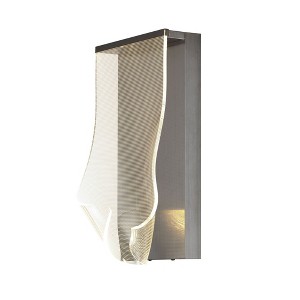 ET2 Lighting Rinkle 1 - Light Wall Light in  Brushed Gunmetal - 1 of 3