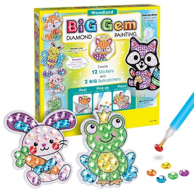 Creativity for Kids Big Gem Diamond Painting Kit - Woodland