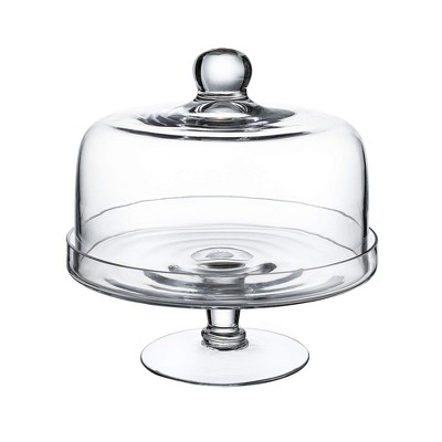 Whole Housewares Glass Cake Stand With Dome - Clear : Target