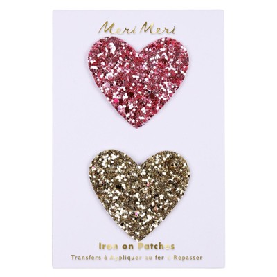 Meri Meri Glitter Heart Patches