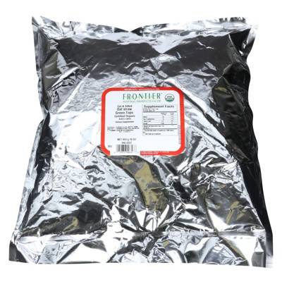 Frontier Co-Op Organic Oatstraw Green Tops Cut And Sifted - 1 lb
