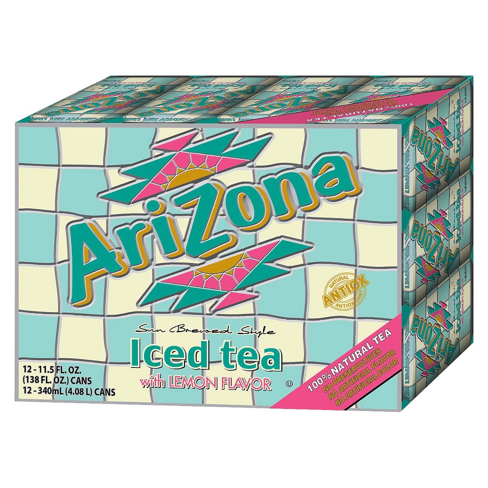 UPC 613008715847 product image for Arizona Iced Tea with Lemon - 12pk/11.5 fl oz Cans | upcitemdb.com