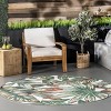 Nuloom Contemporary Floral Lindsey Indoor/Outdoor Patio Area Rug - 2 of 4